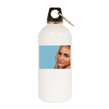 Fernanda Tavares White Water Bottle With Carabiner