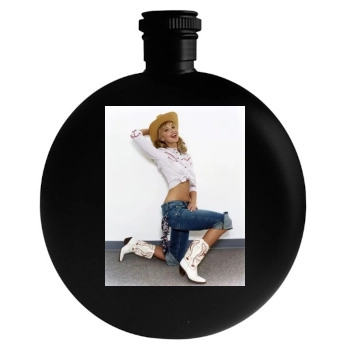 Arielle Kebbel Round Flask