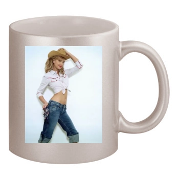 Arielle Kebbel 11oz Metallic Silver Mug