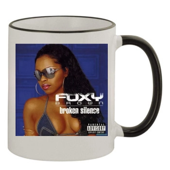 Foxy Brown 11oz Colored Rim & Handle Mug