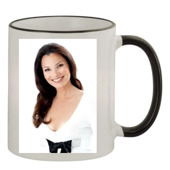 Fran Drescher 11oz Colored Rim & Handle Mug