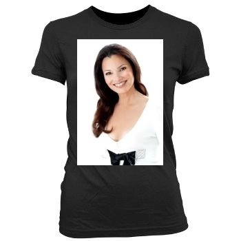 Fran Drescher Women's Junior Cut Crewneck T-Shirt