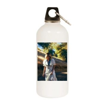 Ashley Tisdale White Water Bottle With Carabiner