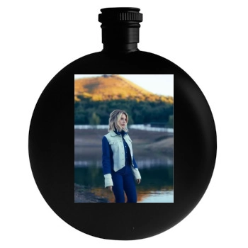 Ashley Tisdale Round Flask