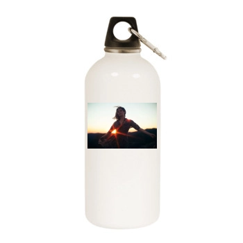 Ashley Tisdale White Water Bottle With Carabiner