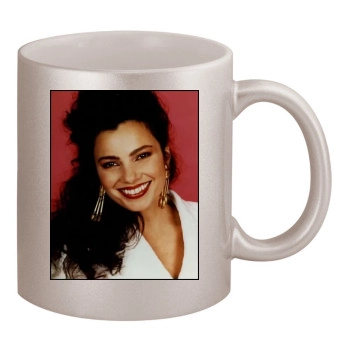 Fran Drescher 11oz Metallic Silver Mug