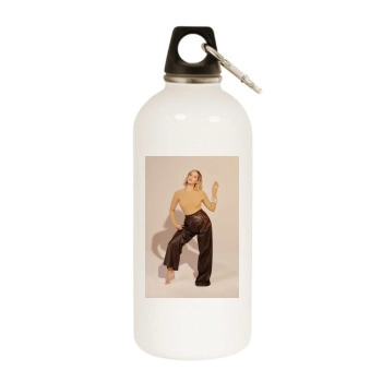 Ashley Tisdale White Water Bottle With Carabiner