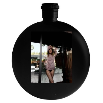 Ashley Tisdale Round Flask