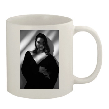 Aubrey Plaza 11oz White Mug