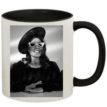 Aubrey Plaza 11oz Colored Inner & Handle Mug