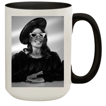 Aubrey Plaza 15oz Colored Inner & Handle Mug