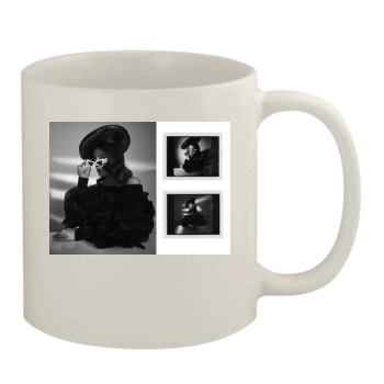 Aubrey Plaza 11oz White Mug