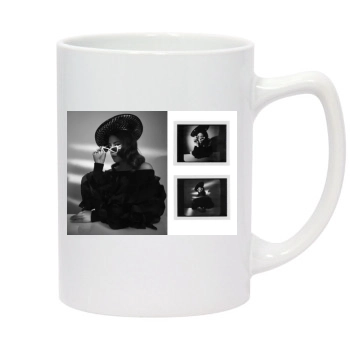 Aubrey Plaza 14oz White Statesman Mug