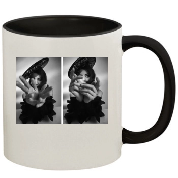 Aubrey Plaza 11oz Colored Inner & Handle Mug