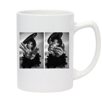 Aubrey Plaza 14oz White Statesman Mug