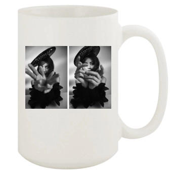 Aubrey Plaza 15oz White Mug