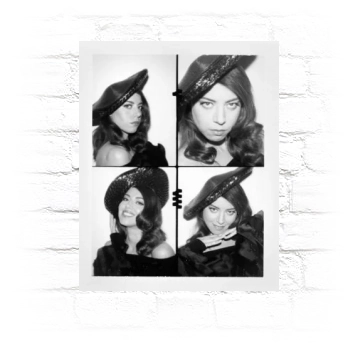 Aubrey Plaza Metal Wall Art