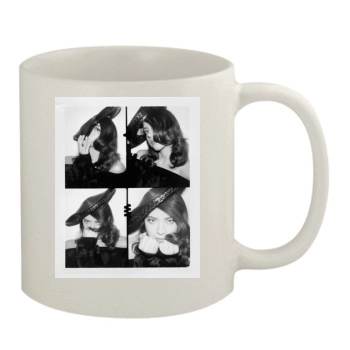 Aubrey Plaza 11oz White Mug