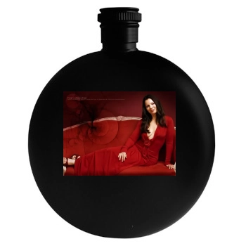 Fran Drescher Round Flask