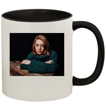 Aubrey Plaza 11oz Colored Inner & Handle Mug