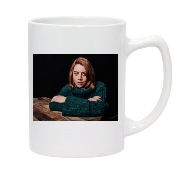 Aubrey Plaza 14oz White Statesman Mug