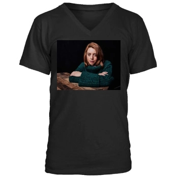 Aubrey Plaza Men's V-Neck T-Shirt