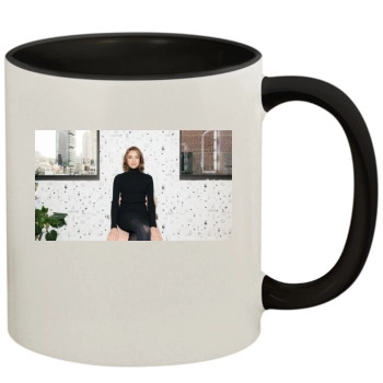 Aubrey Plaza 11oz Colored Inner & Handle Mug