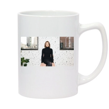 Aubrey Plaza 14oz White Statesman Mug