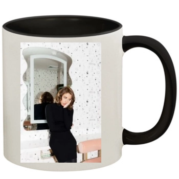 Aubrey Plaza 11oz Colored Inner & Handle Mug