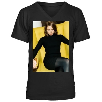 Aubrey Plaza Men's V-Neck T-Shirt