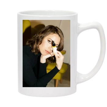 Aubrey Plaza 14oz White Statesman Mug