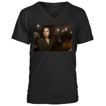 Aubrey Plaza Men's V-Neck T-Shirt