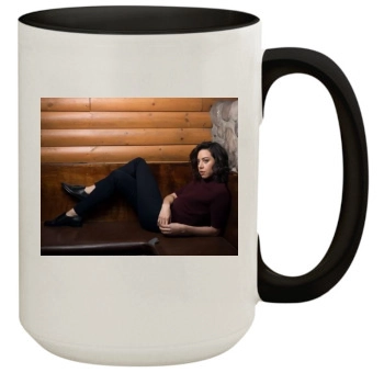 Aubrey Plaza 15oz Colored Inner & Handle Mug