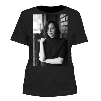 Aubrey Plaza Women's Cut T-Shirt