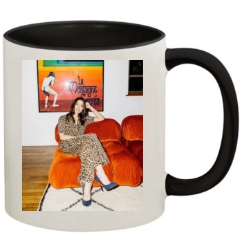 Aubrey Plaza 11oz Colored Inner & Handle Mug