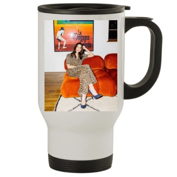 Aubrey Plaza Stainless Steel Travel Mug