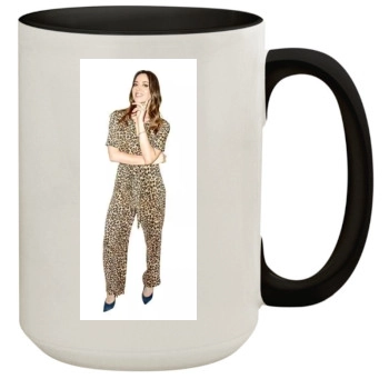 Aubrey Plaza 15oz Colored Inner & Handle Mug