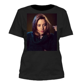 Aubrey Plaza Women's Cut T-Shirt