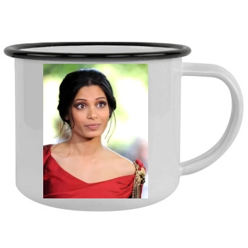 Freida Pinto Camping Mug