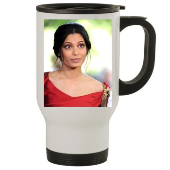 Freida Pinto Stainless Steel Travel Mug