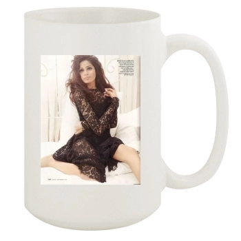 Freida Pinto 15oz White Mug