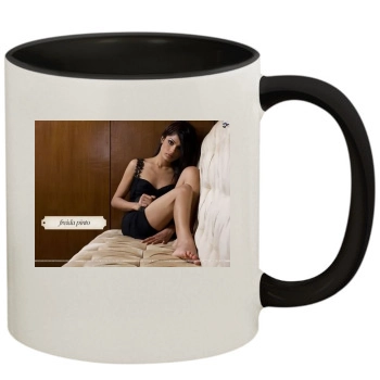 Freida Pinto 11oz Colored Inner & Handle Mug