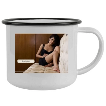 Freida Pinto Camping Mug