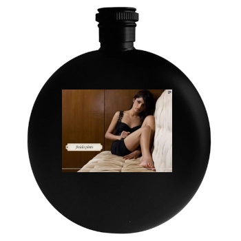 Freida Pinto Round Flask