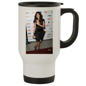 Freida Pinto Stainless Steel Travel Mug