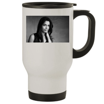 Freida Pinto Stainless Steel Travel Mug