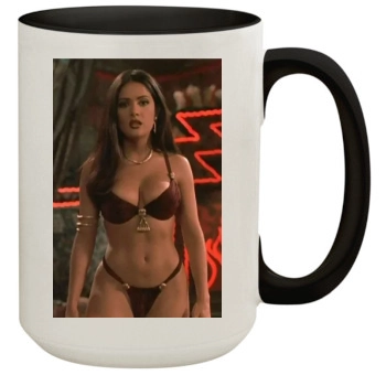 Salma Hayek 15oz Colored Inner & Handle Mug