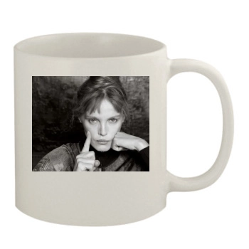 Arielle Dombasle 11oz White Mug