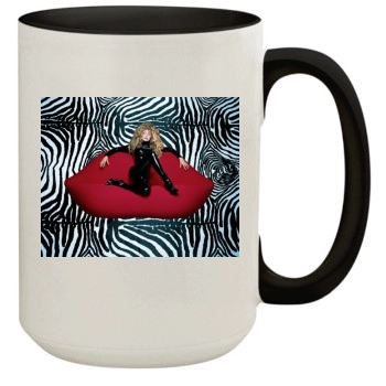 Arielle Dombasle 15oz Colored Inner & Handle Mug