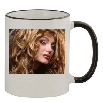 Arielle Dombasle 11oz Colored Rim & Handle Mug